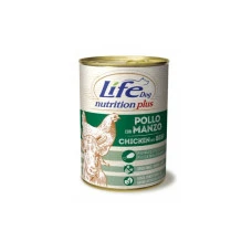 Вологий корм для собак LifeDog Nutrition Plus з яловичиною та куркою 400 г 20342