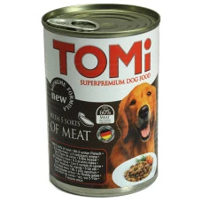 Влажный корм для собак TOMI 5 Sorts of meat 5 видов мяса 400 г