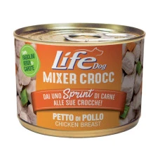 Вологий корм для собак LifeDog Mixer Crocc Petto di Pollo куряча грудка 150 г 423992