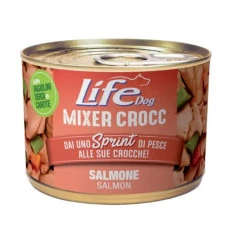 Вологий корм для собак LifeDog Mixer Crocc Salmone з лососем 150 гр 24074