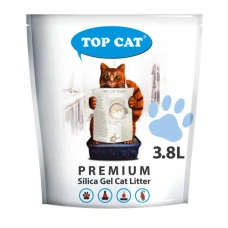 Наполнитель для кошачьего туалета Top Cat Premium силикагелевый 3.8 л 480095