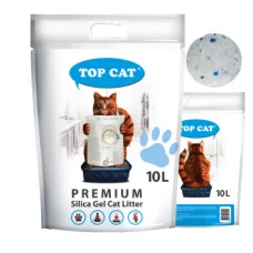 Наполнитель для кошачьего туалета Top Cat Premium силикагелевый 10 л 480125