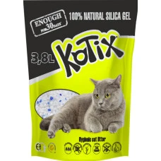 Наповнювач для котячого туалету Kotix силікагелевий 3.8 л KN7592