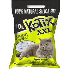 Наповнювач для котячого туалету Kotix XXL силікагелевий 10 л KN7608