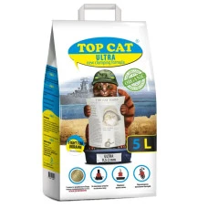 Наповнювач для котячого туалету Top Cat Ultra New Clumping Formula бентонітовий 0.5-3 мм 5 л 0446