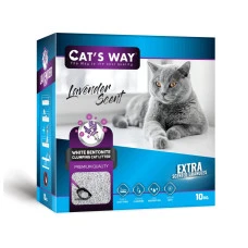 Наповнювач для котячого туалету Cat's Way Lavander Scent бентонітовий з ароматом лаванди 10 кг CTSWYBX10-003