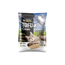 Наповнювач для котячого туалету Croci Tofu Clean соєвий тофу 6 л С4025811