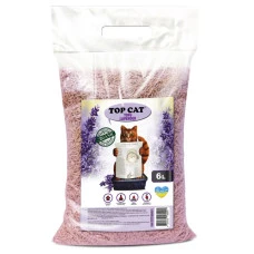 Наповнювач для котячого туалету Top Cat Tofu соєвий тофу з ароматом лаванди 6 л TCT 80491