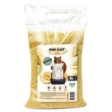 Наповнювач для котячого туалету Top Cat Tofu соєвий тофу з ароматом дині 6 л TCT 80583