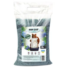 Наповнювач для котячого туалету Top Cat Tofu соєвий тофу з ароматом чорниці 6 л TCT 80545