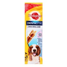 Лакомство для чистки зубов для собак средних пород Pedigree Denta Stix 270 г 6539