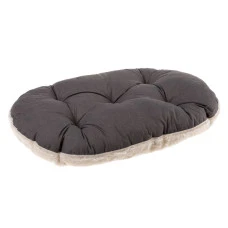 Подушка для собак та котів Ferplast Relax F 100/12 зі штучним хутром сіра 103х63 см 82100097