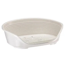 Пластиковый лежак для собак и котов Ferplast Siesta Deluxe 10 белый 93.5х68х28.5 см 70210911