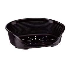 Пластиковий лежак для собак та котів Ferplast Siesta Deluxe 12 чорний 111х80.5х33.5 см 70212917