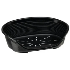 Пластиковий лежак для собак та котів Ferplast Siesta Deluxe 2 чорний 49х36х17.5 см 70202936