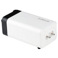 Компресор для акваріума SunSun CT-402 регульований двоканальний 4 Вт 2х2.8 л/хв до 330 л