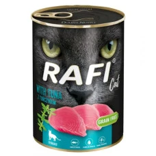 Влажный корм для стерилизованных котов Dolina Noteci Rafi Sterilised With Tuna с тунцом 400 г