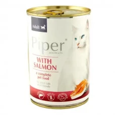 Влажный корм для котов Dolina Noteci Piper Salmon с лососем 400 г DN152-302186