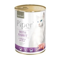 Влажный корм для стерилизованных котов Dolina Noteci Piper Sterilised Rabbit с кроликом 400 г