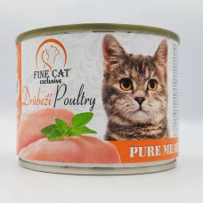 Влажный корм для котов Fine Cat Poultry с мясом птицы 200 г 743