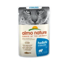 Влажный корм для стерилизованных котов Almo Nature HFC Sterilised with Cod с треской 70 г 