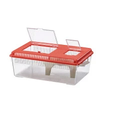 Контейнер для мелких животных, рыб, черепах и насекомых Ferplast Geo Flat Large 8 л 46.7x30.5x17.5 см 60043099