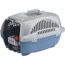 Переноска для собак и котов Ferplast Atlas Deluxe 20 голубая до 8 кг 37.4х57.6х33 см 73034899