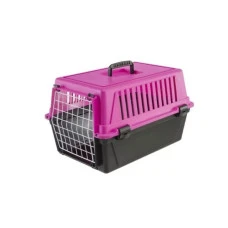 Переноска для собак и котов Ferplast Atlas 10 FLUO розово-черная до 5 кг 48x32.5x29 см 73007199IO