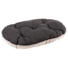 Подушка для собак и котов Ferplast Relax F 45/2 с искусственным мехом серая 43x30 см 82045097