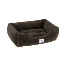 Лежак для собак та котів Ferplast Coccolo Microfleece 80 темно-сірий 78x56x22 см 83318023