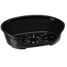 Пластиковый лежак для собак и котов Ferplast Siesta Deluxe 6 черный 70.5х52х23.5 см 70206936