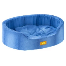 Лежак для собак и котов Ferplast Dandy 80 Jeans синий 80x55x18 см 82944083