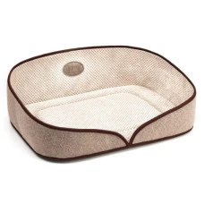 Лежак для собак и котов Kareline из войлока бежевый 40x27x15 см 30026/3
