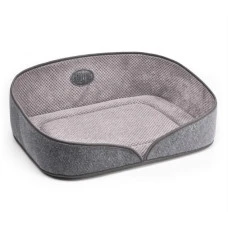 Лежак для собак і котів Kareline з повсті сірий 45x33x16 см 30032/10