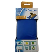 Охлаждающий коврик для собак и котов Pet Cool mat M синий 40х50 см 6314