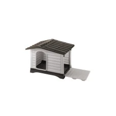 Будиночок для собак Ferplast Dogvilla 90 термопластикова сіра 88x72x65 см 87255099