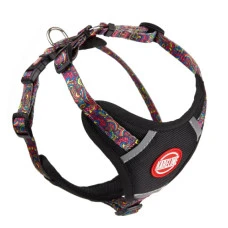 Шлея для собак Kareline Kaleidoscope нейлоновая А: 32-48 см В:40-50 см 1.5 см 0885/7
