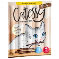 Лакомство для котов Catessy Sticks с печенью и птицей 5 г 515328 ЦЕНА ЗА 1 ШТ