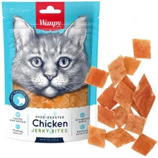 Лакомство для котов Wanpy Chicken Jerky Bites вяленая курица 80 г CA-09H