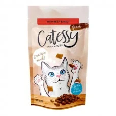 Лакомство для котов Catessy Snack Beef & Malt подушечки с говядиной и солодом 65 г 519050