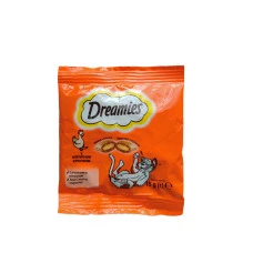 Лакомство для котов Dreamies Cat подушечки со вкусом курицы 15 г