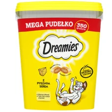 Лакомство для котов Dreamies Cat подушечки с сыром 350 г 11464