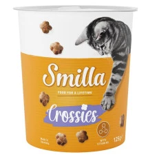Ласощі для котів Smilla Crossies з м'ясом птиці 125 г 015395