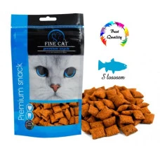 Лакомство для котов Fine Cat подушечки с лососем 80 г 981