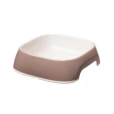Миска для собак та котів Ferplast Glam Small пластикова сіра 15x13.5x5 см 400 мл 71210021