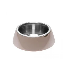 Миска для собак и котов Ferplast Jolie Small металлическая серая Ø 17.1x5.5 см 500 мл 70982021