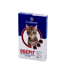 Протипаразитарний нашийник для котів Healthy Pet Оберіг червоний 35 см 103046