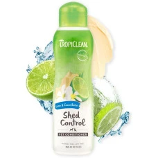 Кондиціонер для собак та котів TropiClean Лайм та какао-масло для контролю линяння 355 мл 202535