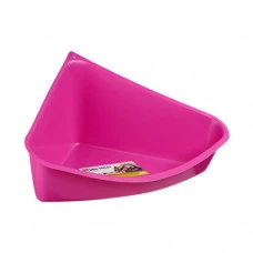 Туалет для гризунів Savic Rody Toilet кутовий рожевий 36х28x15 см 5411388016807