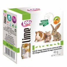 Мінеральний камінь для гризунів Lolo Pets апельсин 40 г LO-71057